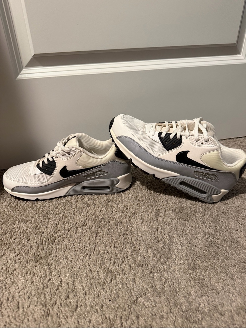 Nike White, Black & Gray Air Max Runner Sneakers